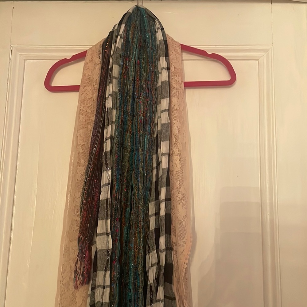 Four different scarfs sold together or separately
